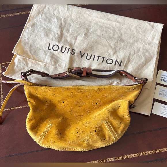 AUTHENTIC Louis vuitton limited edition suede Onatah bag marigold hobo Y2K 2005 - Picture 3 of 11